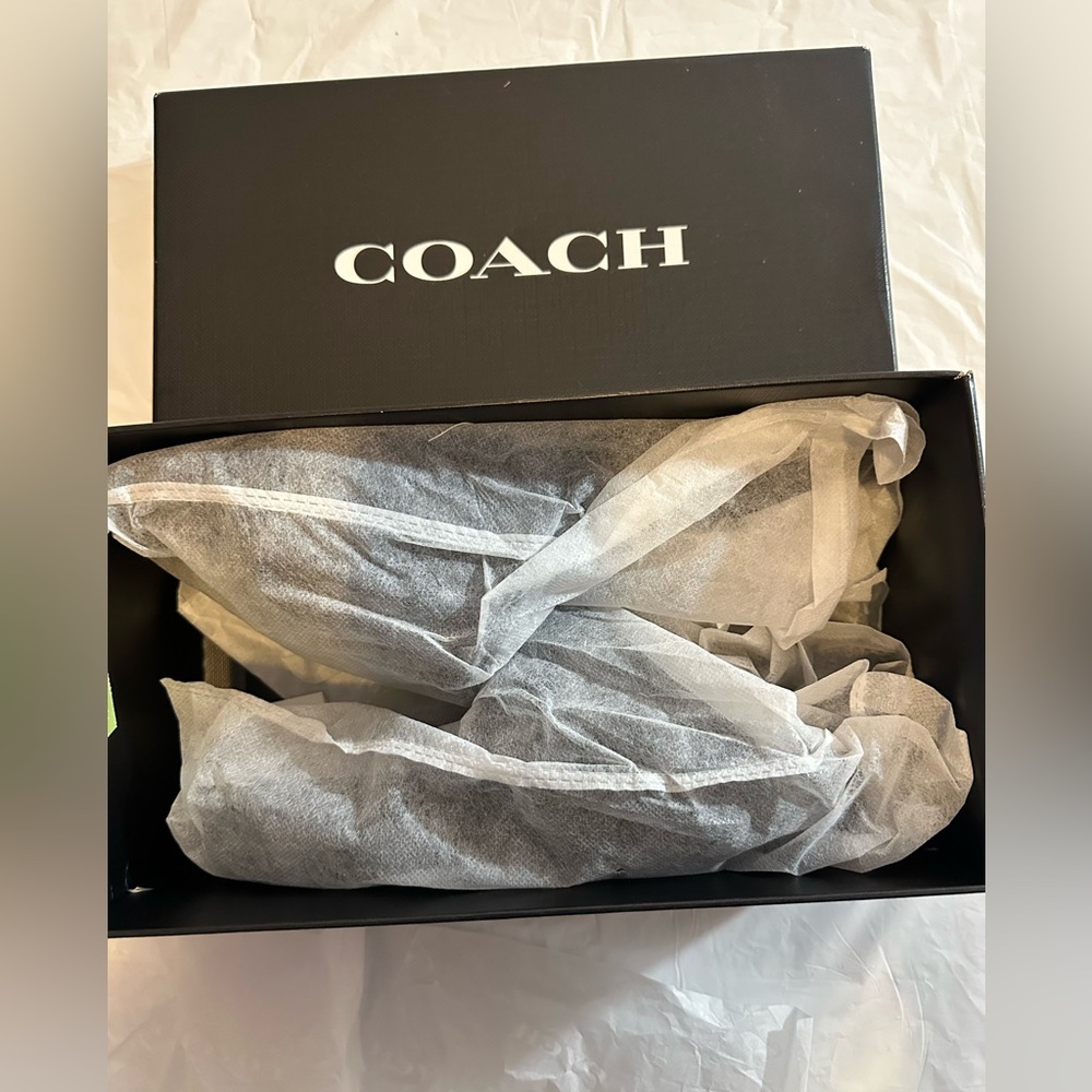 Coach Black Jesse Rubber Slides - Picture 8 of 10